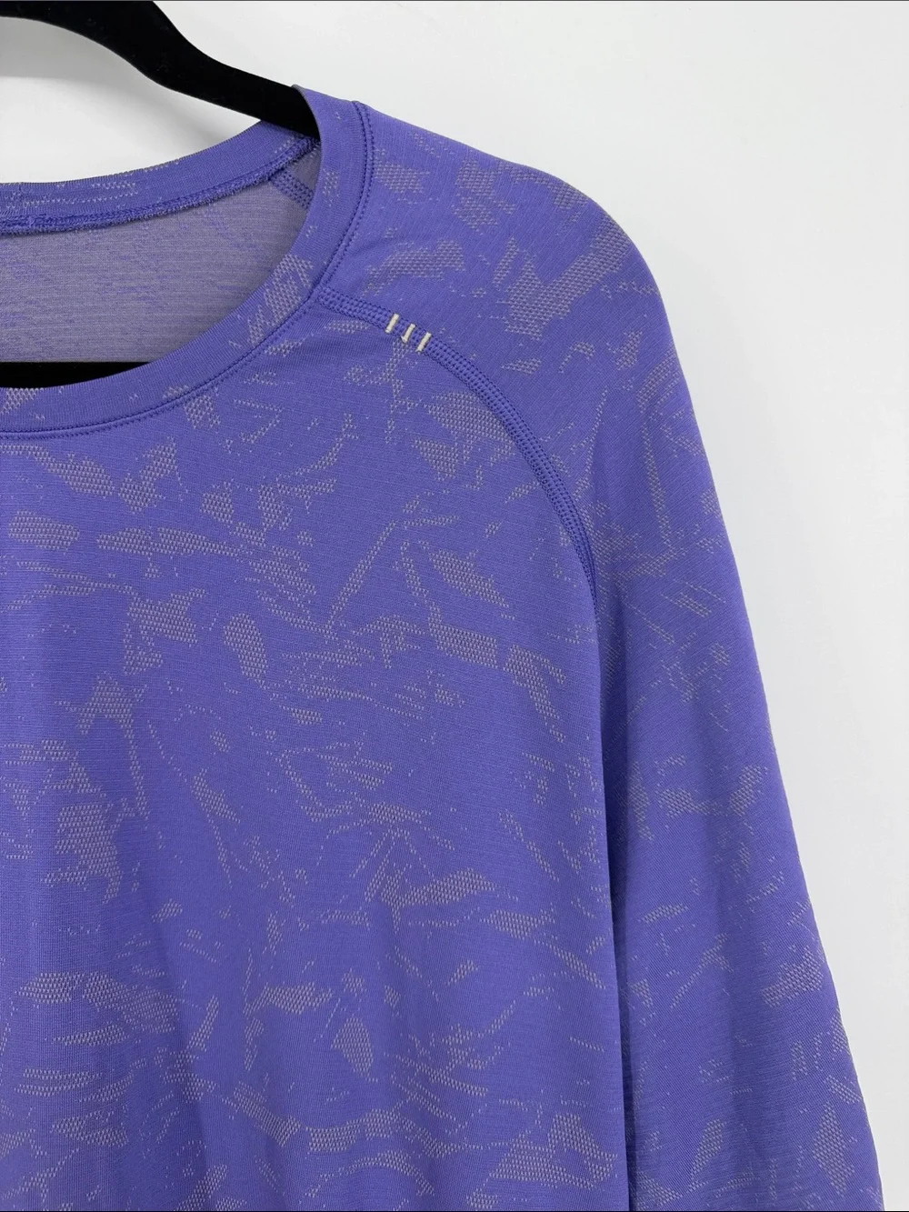 Lululemon Metal Vent Tech Short Sleeve Shirt Purple XXL